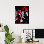 Levendig Abstract Patroon Wandkunst Poster (Thuiskantoor)
