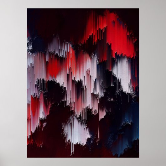 Levendig Abstract Patroon Wandkunst Poster (Voorkant)