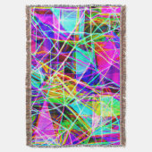 Levendig Abstract patroonontwerp Deken (Voorkant Verticaal)