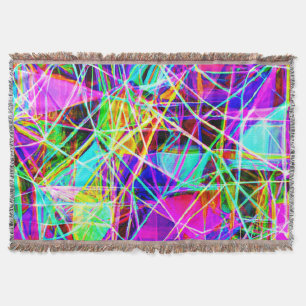 Levendig Abstract patroonontwerp Deken