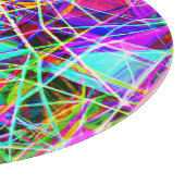 Levendig Abstract patroonontwerp Snijplank (Hoek)
