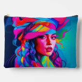 Levendig Abstract portret Etui (Voorkant)