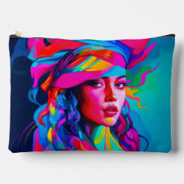 Levendig Abstract portret Etui