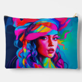 Levendig Abstract portret Etui (Achterkant)