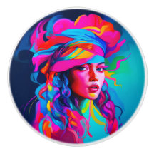 Levendig Abstract portret