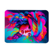 Levendig Abstract portret Magneet (Horizontaal)