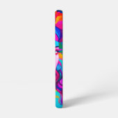 Levendig Abstract portret Samsung Galaxy Hoesje (Linkerkant)