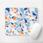 Levendig Abstract Spatpatroon Muismat (Met muis)