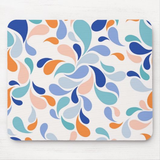 Levendig Abstract Spatpatroon Muismat (Voorkant)