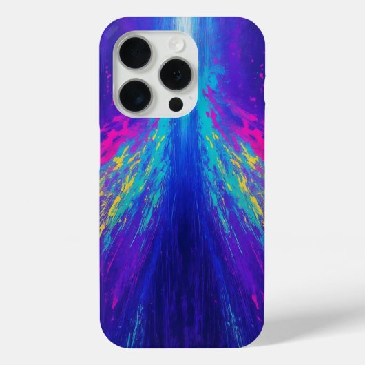 Levendig Abstract vet kleurrijk ontwerp Case-Mate iPhone Case (Achterkant)