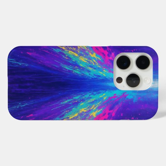 Levendig Abstract vet kleurrijk ontwerp Case-Mate iPhone Case (Achterkant (horizontaal))