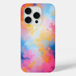 Levendig Abstract – vet roze iPhone 15 Pro Case