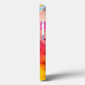 Levendig Abstract Waterverf Spatpatroon Case-Mate iPhone Case (Achterkant / Links)