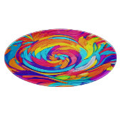 Levendig Abstract wervelartwork Snijplank (Hoek)