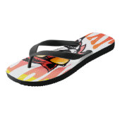 Levendig Abstract Zomer Geometrisch Patroon Teenslippers (Schuin)