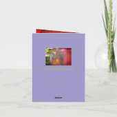 LEVENDIG! ABSTRACTE MEERKLEURIGE NOTE KAART (Achterkant)