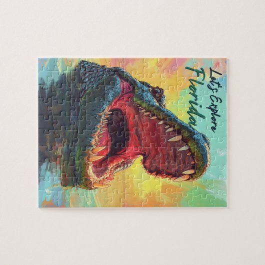 Levendig Alligator-avontuur in Florida Legpuzzel (Horizontaal)