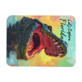 Levendig Alligator-avontuur in Florida Magneet (Horizontaal)