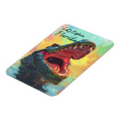 Levendig Alligator-avontuur in Florida Magneet (Linkerzijde)