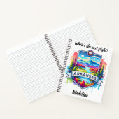 Levendig Arkansas herfstgebergte Notitieboek (Binnen)