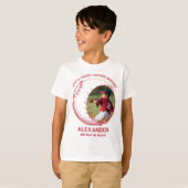 Levendig Baseball Brother Little League Team T-shirt (Voorkant volledig)