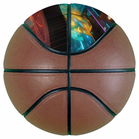 Levendig basketbal (Rechts)