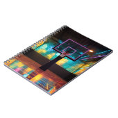 Levendig basketbal notitieboek (Linkerzijde)