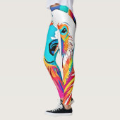 Levendig Beer Head artwork Leggings (Links)
