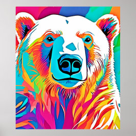 Levendig Beer Head artwork Poster