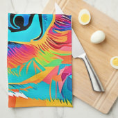 Levendig Beer Head artwork Theedoek (Quarter Fold)