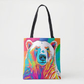 Levendig Beer Head artwork Tote Bag (Voorkant)