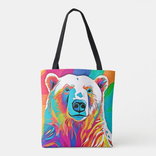 Levendig Beer Head artwork Tote Bag (Achterkant)
