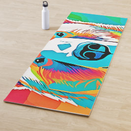 Levendig Beer Head artwork Yogamat