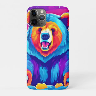 Levendig Beer in de sneeuw Case-Mate iPhone Case