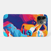 Levendig Beer, maanverlichte scène Case-Mate iPhone Case (Achterkant (horizontaal))