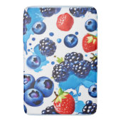 levendig bessenpatroon badmat (Voorkant Verticaal)