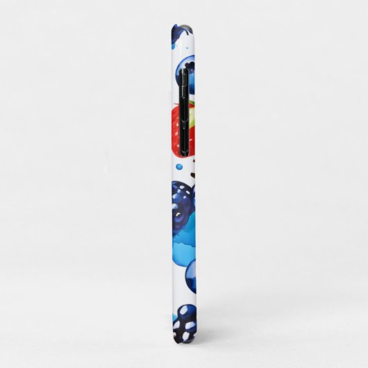 levendig bessenpatroon Case-Mate iPhone case (Achterkant/links)
