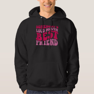 Levendig beste vriendin van iemand hoodie