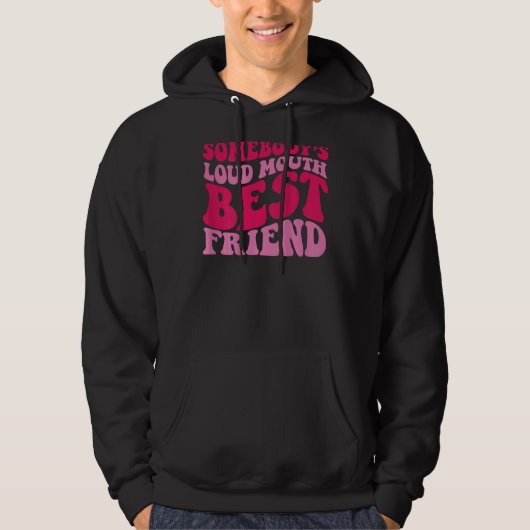 Levendig beste vriendin van iemand hoodie (Voorkant)