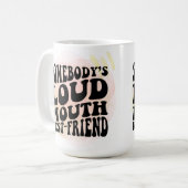 Levendig beste vriendin van iemand koffiemok (Voorkant links)