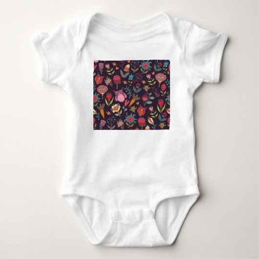 Levendig Big Flowers Collectie Romper (Voorkant)