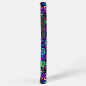 Levendig blacklight caleidoscoop ontwerp samsung galaxy hoesje (Rechterkant)