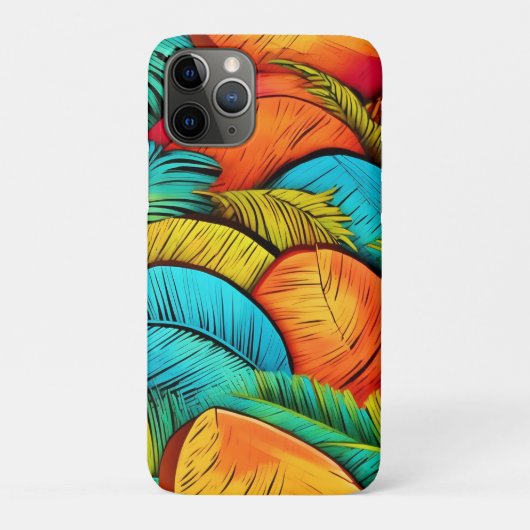 Levendig bladerlandschap Case-Mate iPhone case (Achterkant)