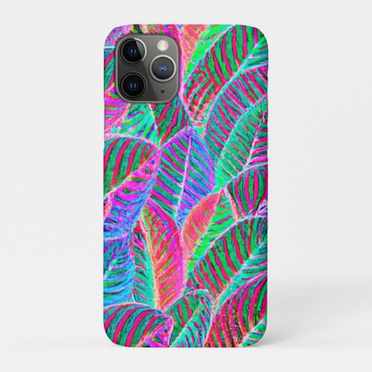 Levendig bladpatroon ontwerp Case-Mate iPhone case (Achterkant)