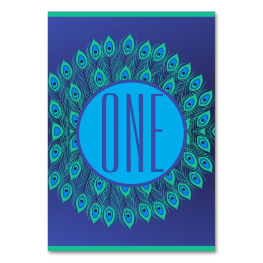 LEVENDIG BLAUW & BLAUWGROEN PAUWENVEER PATROON KAART (Achterkant)