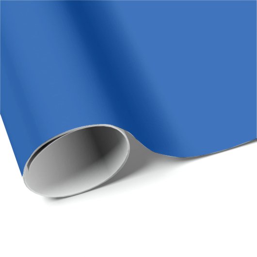 Levendig Blauw Cadeaupapier (Rol Hoek)