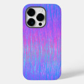 Levendig blauw en roze Streaks Gradient Case-Mate iPhone Case (Achterkant)