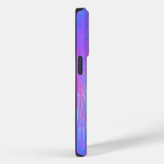 Levendig blauw en roze Streaks Gradient Case-Mate iPhone Case (Achterkant / Rechts)