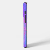 Levendig blauw en roze Streaks Gradient Case-Mate iPhone Case (Achterkant / Links)