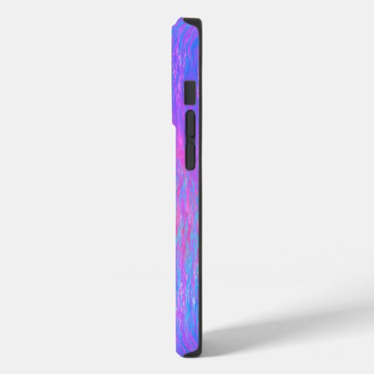 Levendig blauw en roze Streaks Gradient Case-Mate iPhone Case (Achterkant / Links)